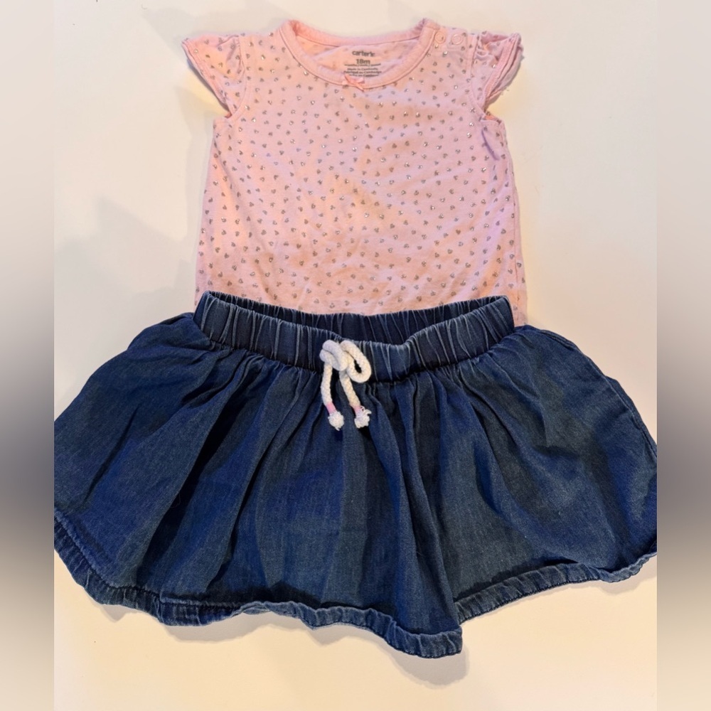 Carter's Pink and Blue Kids Matching Set